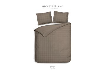 Heckett & Lane Diamante Bettwäsche Taupe Grey
