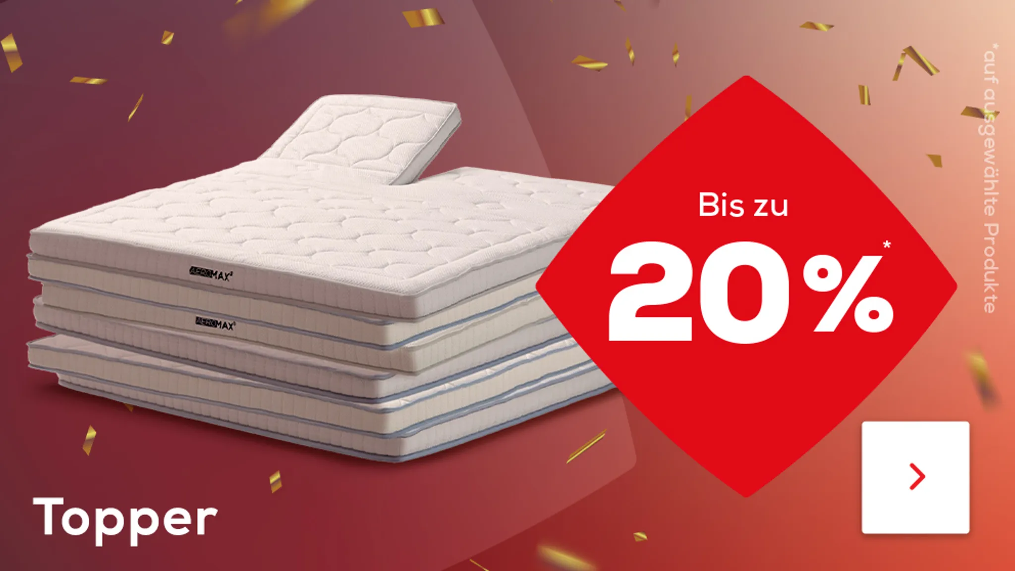Bis zu 20% auf Topper